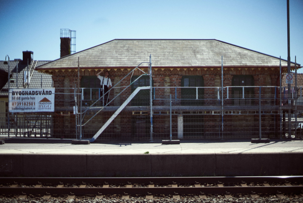 Restaurering av trapphuset på Höörs tågstation